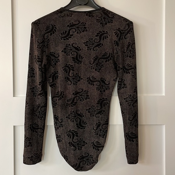 Vintage Alberto Makali bodysuit with rhinestones on zipper - Picture 5 of 7